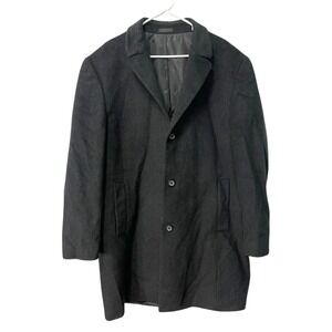 Lauren Ralph Lauren Jacket Mens 44L Dark Gray Wool Blend Jacket 3 Button Career